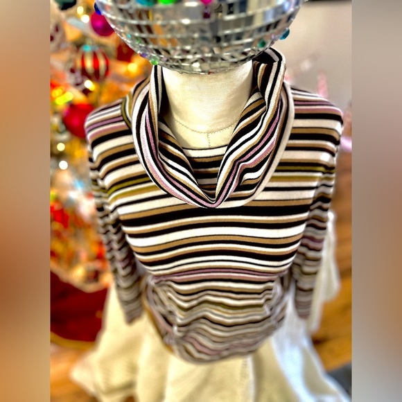 CASLON STRIPED VINTAGE VIBE TURTLENECK - Picture 5 of 7